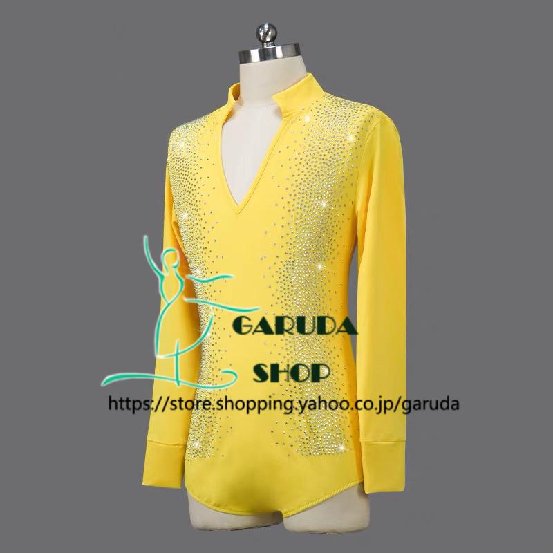 Garuda SHOP メンズ用社交ダンス衣装 競技発表会用演出服 トップス