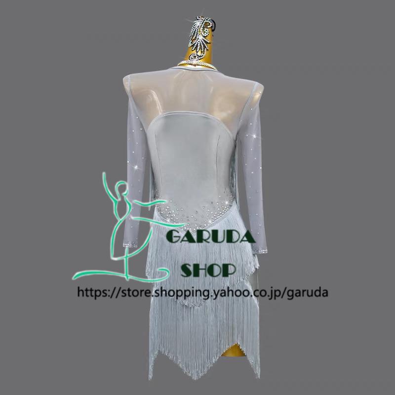 Garuda SHOP　レディース社交ダンス衣装　サイズ調整対応　ラテン練習競技試合レッスンウエア　ワンピース　 ラテンドレス　新品　品番6740 |  | 03