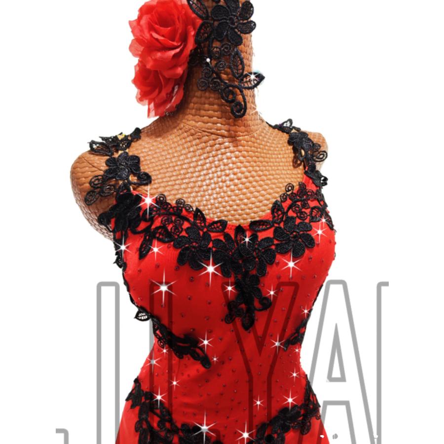 Garuda SHOP 社交ダンス衣装 レディース用ダンスモダン競技ドレス