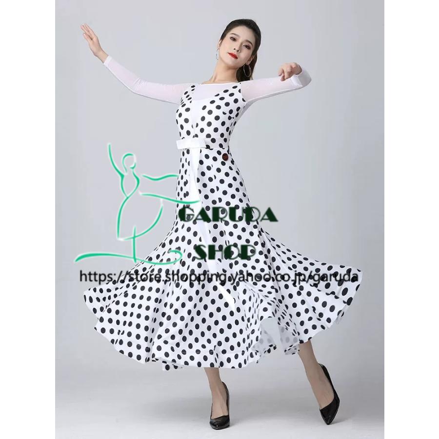 Garuda SHOP　社交ダンス衣装 レディースダンスレッスン練習ドレス＆ロングワンピース　激安　社交ダンス　モダンドレス 　品番6908 |  | 01