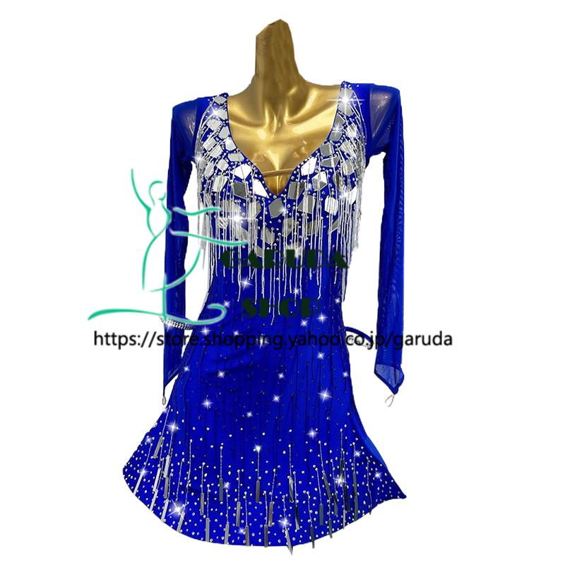 Garuda SHOP レディース社交ダンス衣装 競技ドレス ラテンドレス 高級