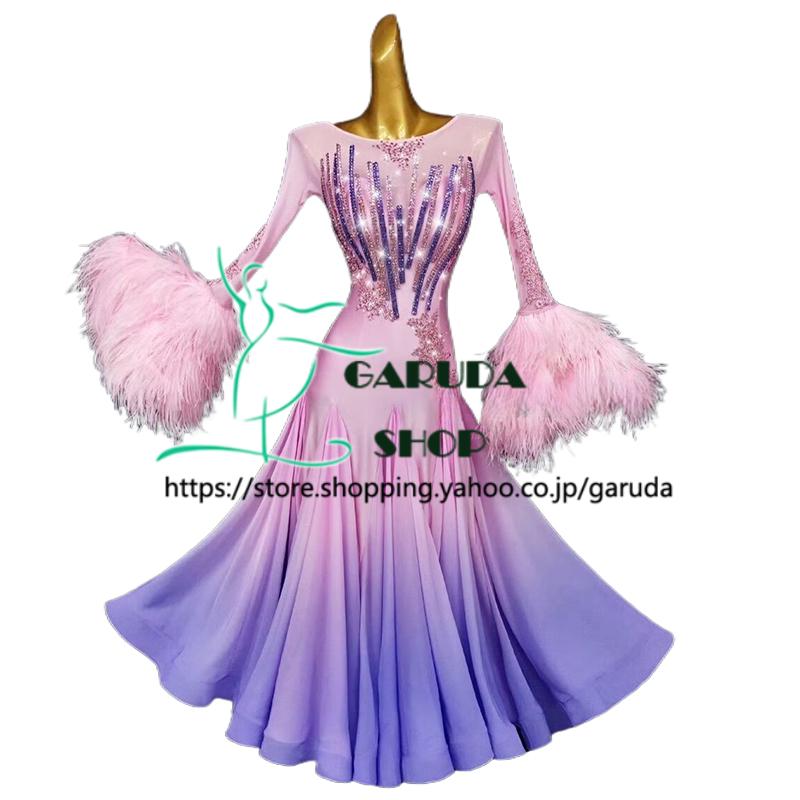 社交ダンスパーティードレス 社交ダンスラテンドレス⭐️イージーオーダードレス（ブラック