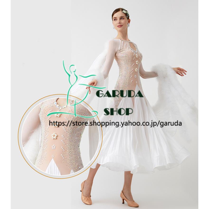 Garuda SHOP レディース社交ダンス衣装 競技ドレス ワルツドレス高級品