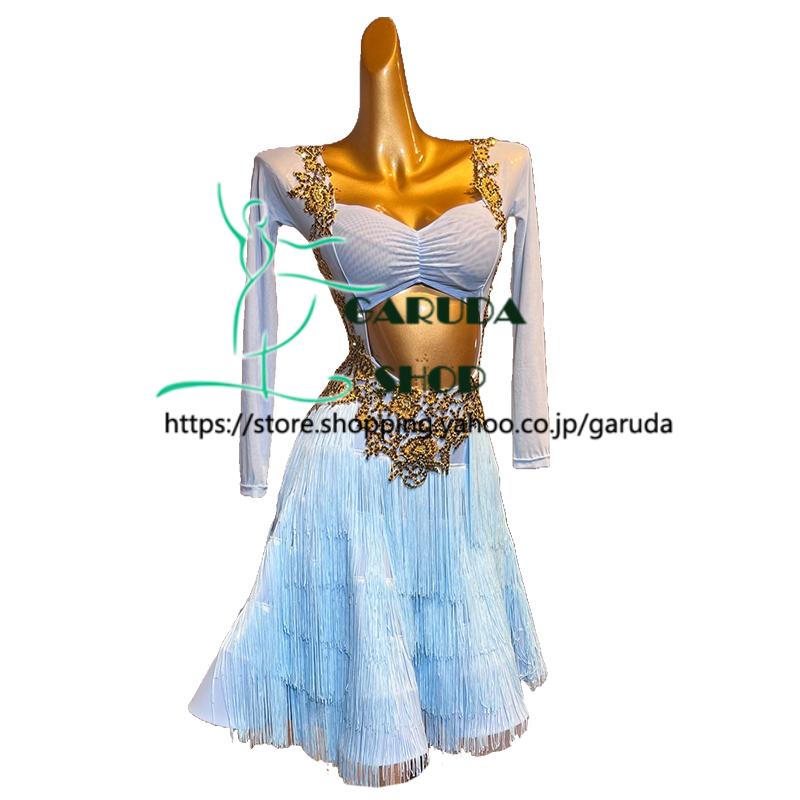 Garuda SHOP レディース社交ダンス衣装 競技ドレス ラテンドレス 高級