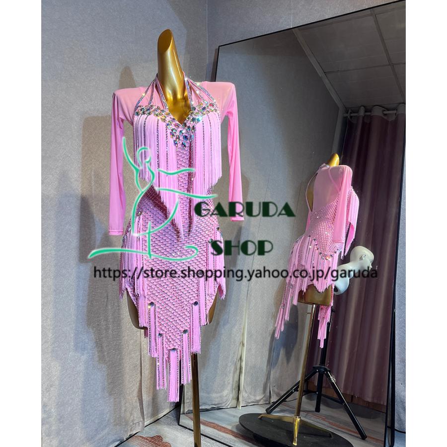 Garuda SHOP レディース社交ダンス衣装 競技ドレス ラテンドレス 高級