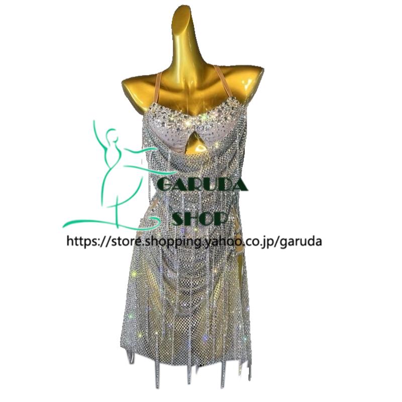 Garuda SHOP レディース社交ダンス衣装 競技ドレス ラテンドレス 高級