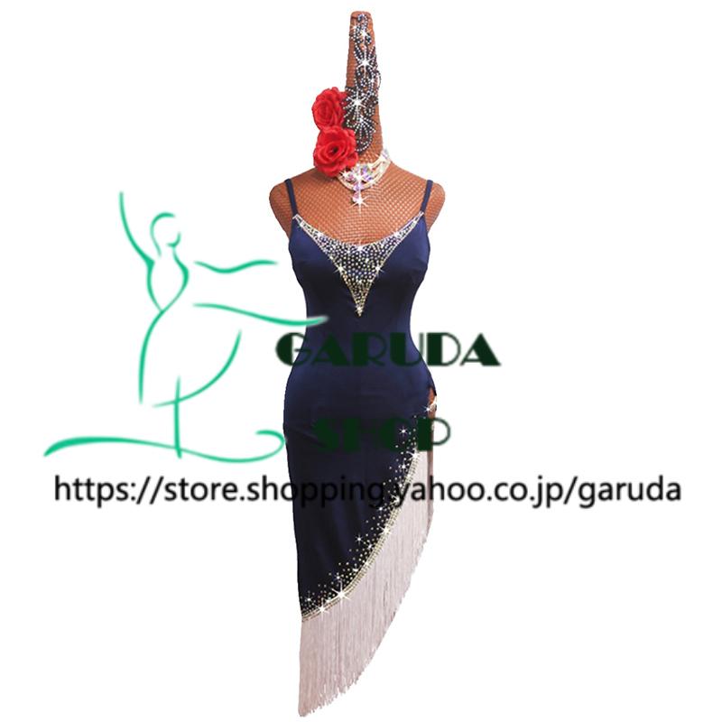 Garuda SHOP レディース社交ダンス衣装 サイズ調整対応 ラテン練習競技 