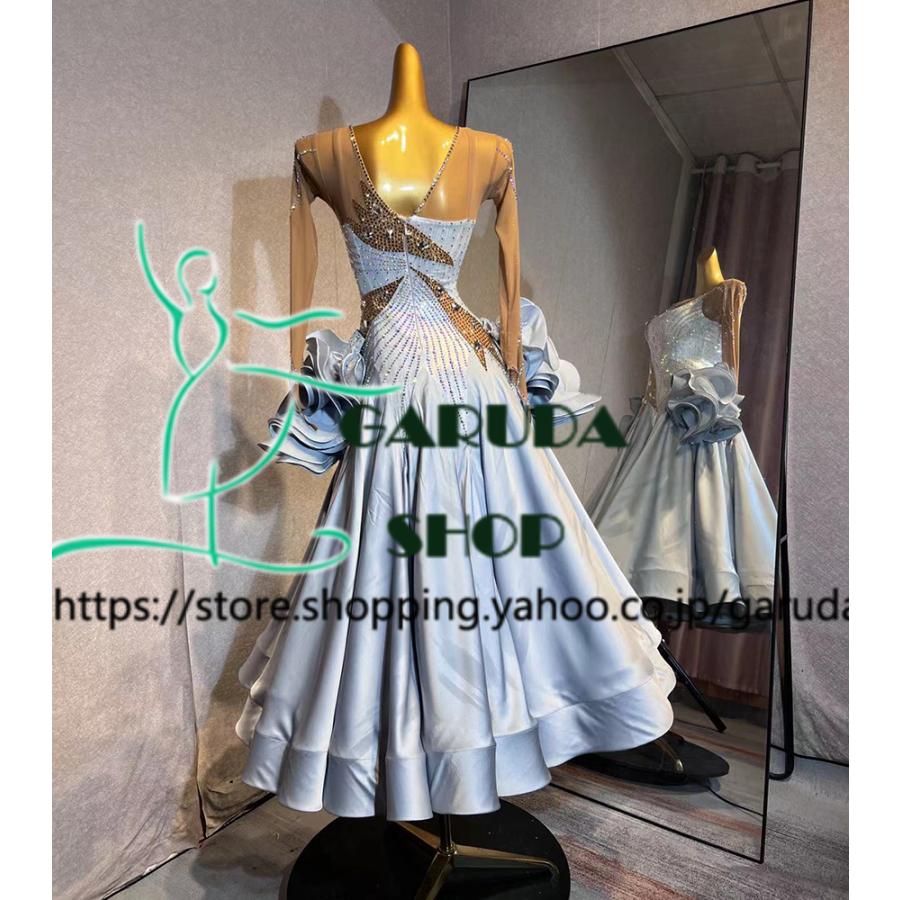 ダンスパーティーにオススメ！個性派ドレス★競技会や発表会、デモにも最適✨ 楽天市場】【受注生産】豪華社交ダンスドレス ダンス衣装 発表会