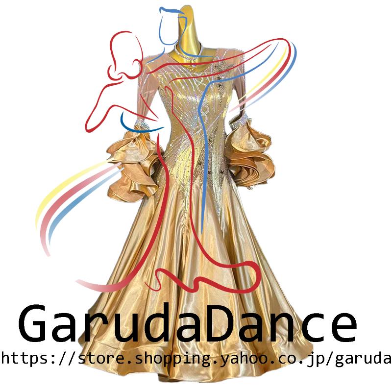 Garuda SHOP レディース社交ダンス衣装 競技ドレス モダンドレス高級