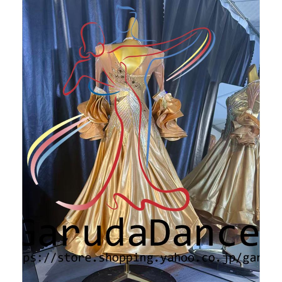 Garuda SHOP レディース社交ダンス衣装 競技ドレス モダンドレス高級