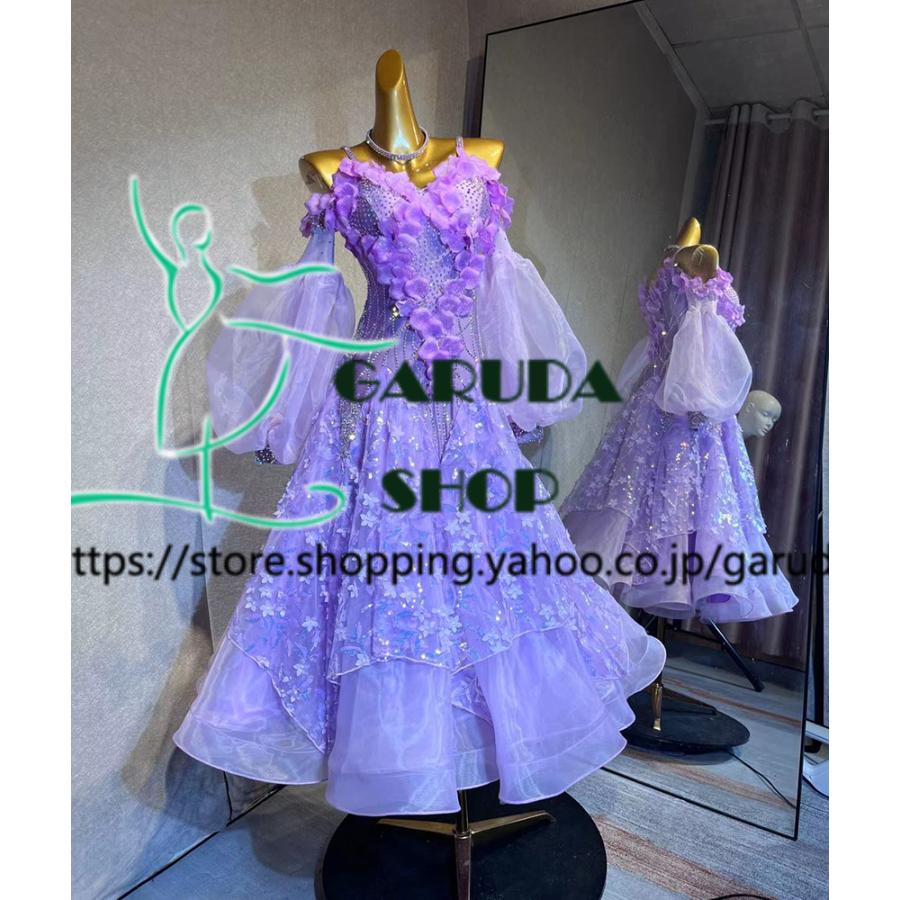 Rainbow Shiu 社交ダンス パーティードレス スタンダードドレス