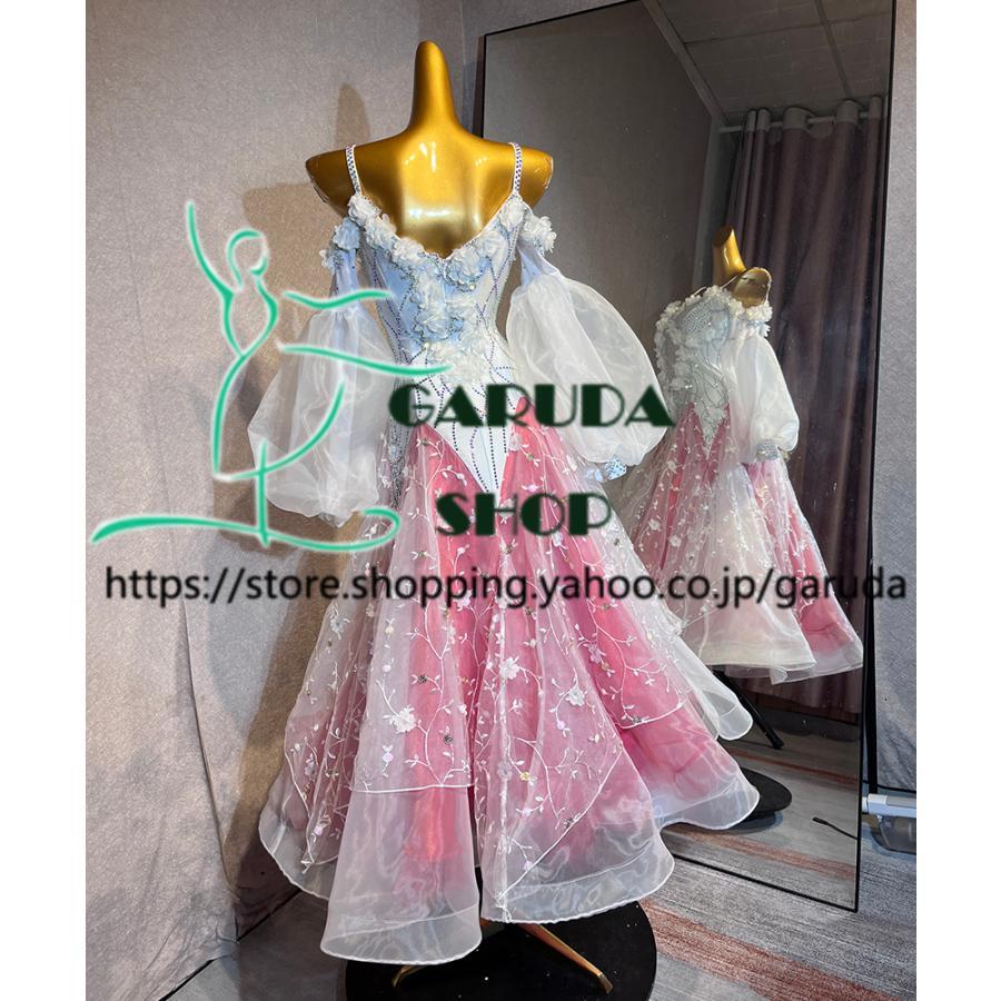Garuda SHOP レディース社交ダンス衣装 競技ドレス モダンドレス高級