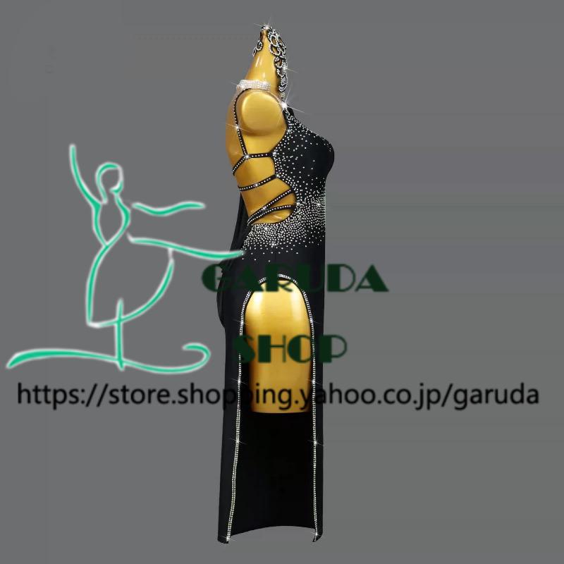 Garuda SHOP　レディース社交ダンス練習着　サイズ調整対応　ラテン練習ドレス競技試合レッスンウエア　スタンダードドレス　 ラテンドレス　品番7444 |  | 01