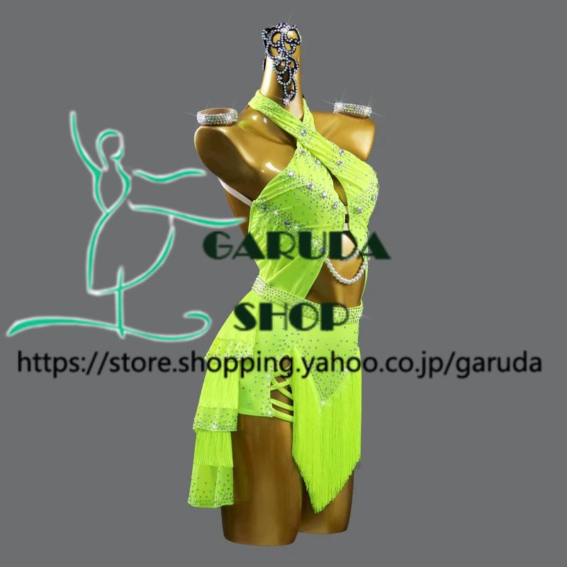 Garuda SHOP　レディース社交ダンス練習着　サイズ調整対応　ラテン練習ドレス競技試合レッスンウエア　スタンダードドレス　 ラテンドレス　品番7448 |  | 01