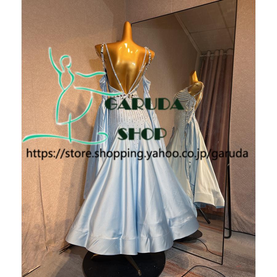 Garuda SHOP レディース社交ダンス衣装 競技ドレス モダンドレス高級