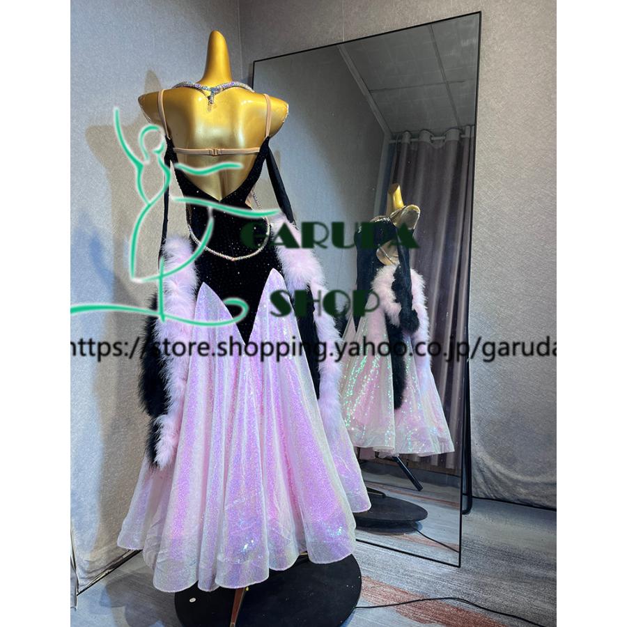 Garuda SHOP レディース社交ダンス衣装 競技ドレス モダンドレス高級