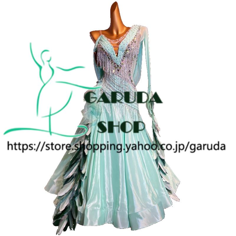 Garuda SHOP レディース社交ダンス衣装 競技ドレス モダンドレス高級
