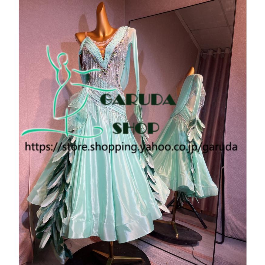 Garuda SHOP レディース社交ダンス衣装 競技ドレス モダンドレス高級