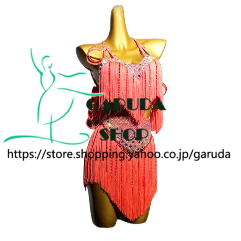 Garuda SHOP　社交ダンス高級衣装　ダンスドレス　セミオーダードレス　ラテン競技高級ドレス パーティードレス　ラテン衣装 スタンダードドレス　 品番7490 | 