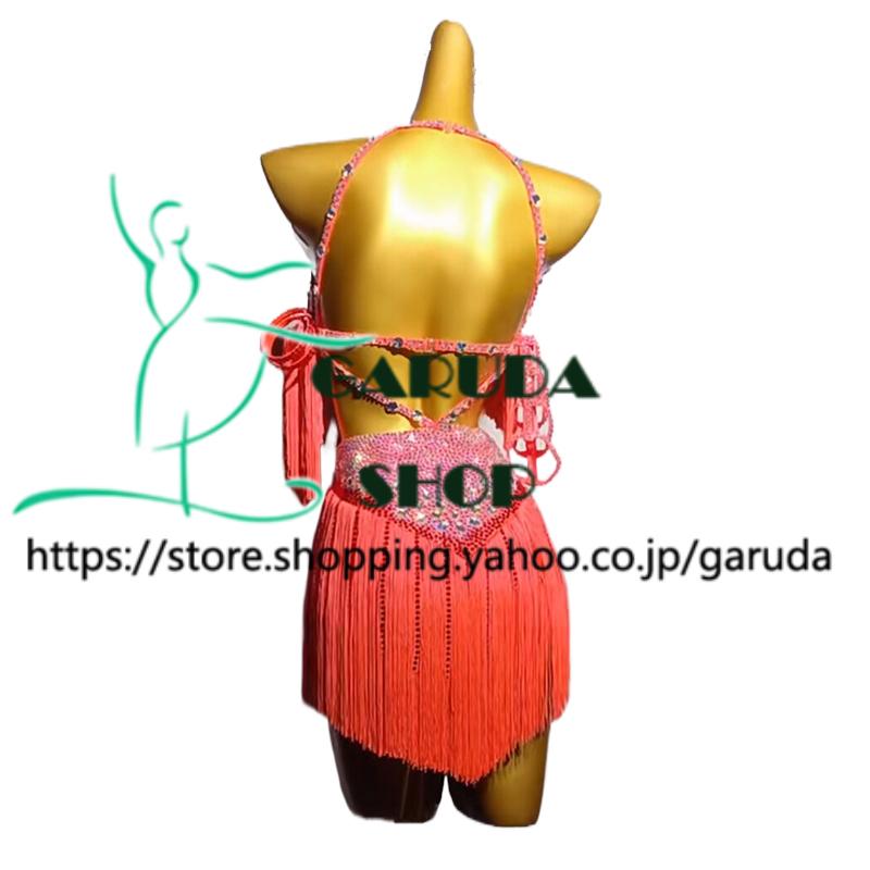 Garuda SHOP　社交ダンス高級衣装　ダンスドレス　セミオーダードレス　ラテン競技高級ドレス パーティードレス　ラテン衣装 スタンダードドレス　 品番7490 |  | 02
