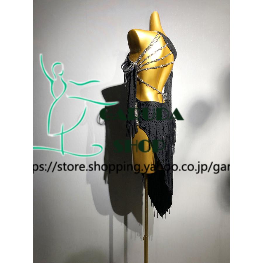 Garuda SHOP 社交ダンス高級衣装 ダンスドレス セミオーダードレス ラテン競技高級ドレス パーティードレス ラテン衣装 スタンダードドレス  品番7492の画像