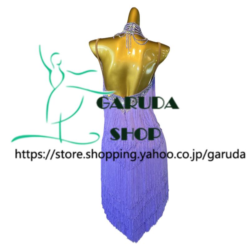 Garuda SHOP　社交ダンス高級衣装　ダンスドレス　セミオーダードレス　ラテン競技高級ドレス パーティードレス　ラテン衣装 スタンダードドレス　 品番7708｜garuda｜03