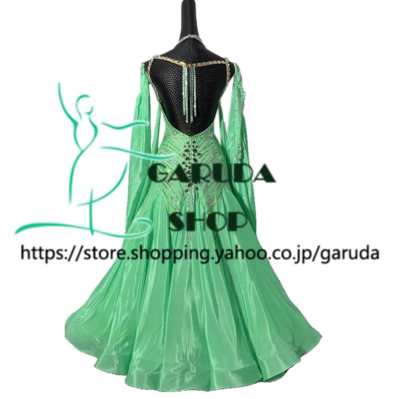 Garuda SHOP レディース社交ダンス衣装 競技ドレス モダンドレス高級