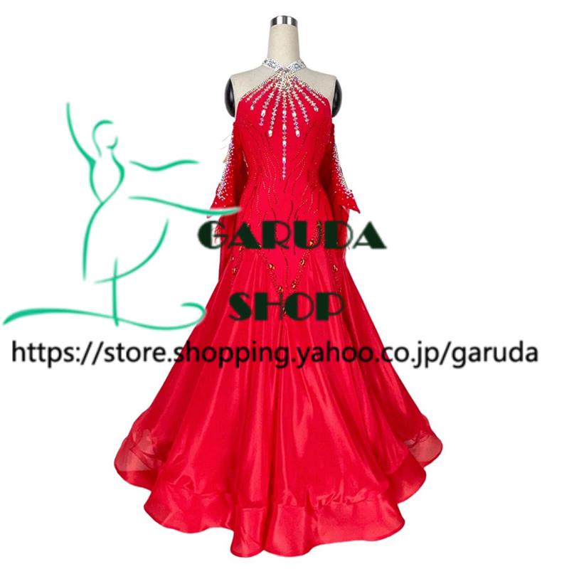 Garuda SHOP レディース社交ダンス衣装 競技ドレス モダンドレス