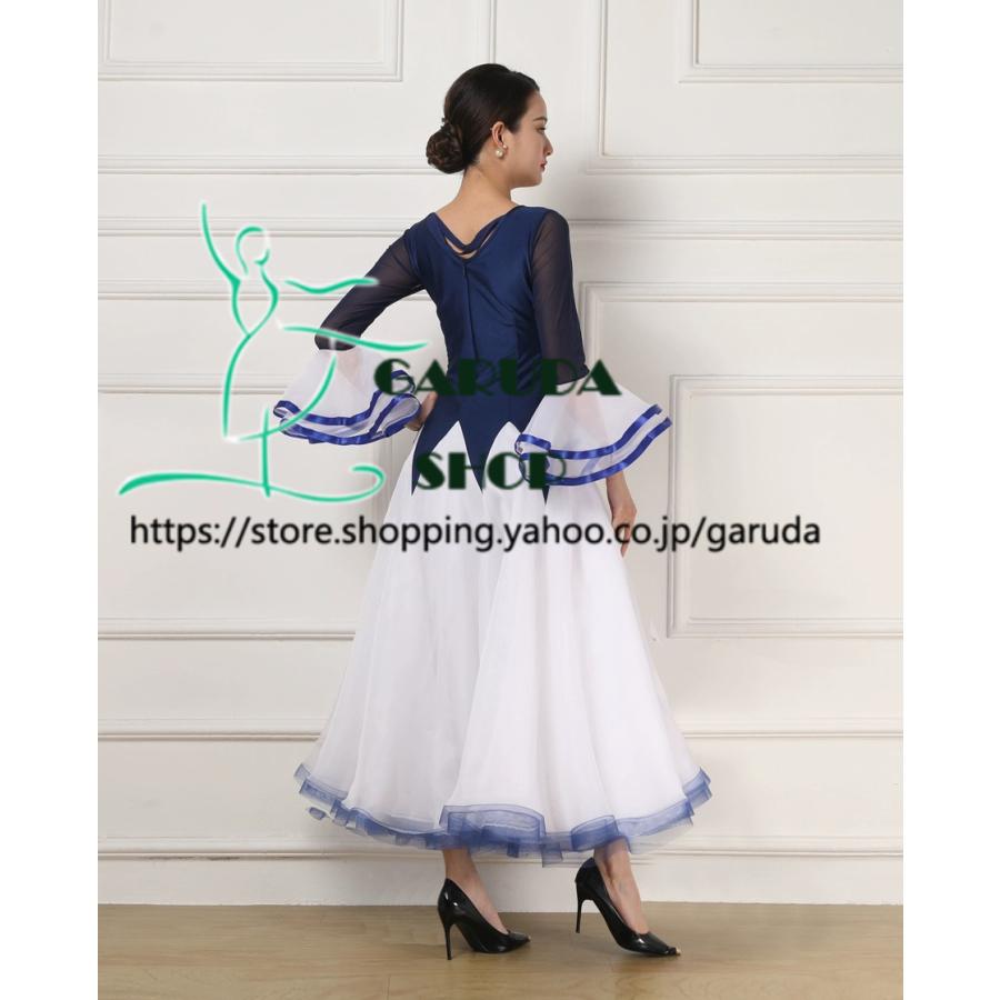 Garuda SHOP 社交ダンスドレス 社交ダンス衣装 モダンドレス 競技会