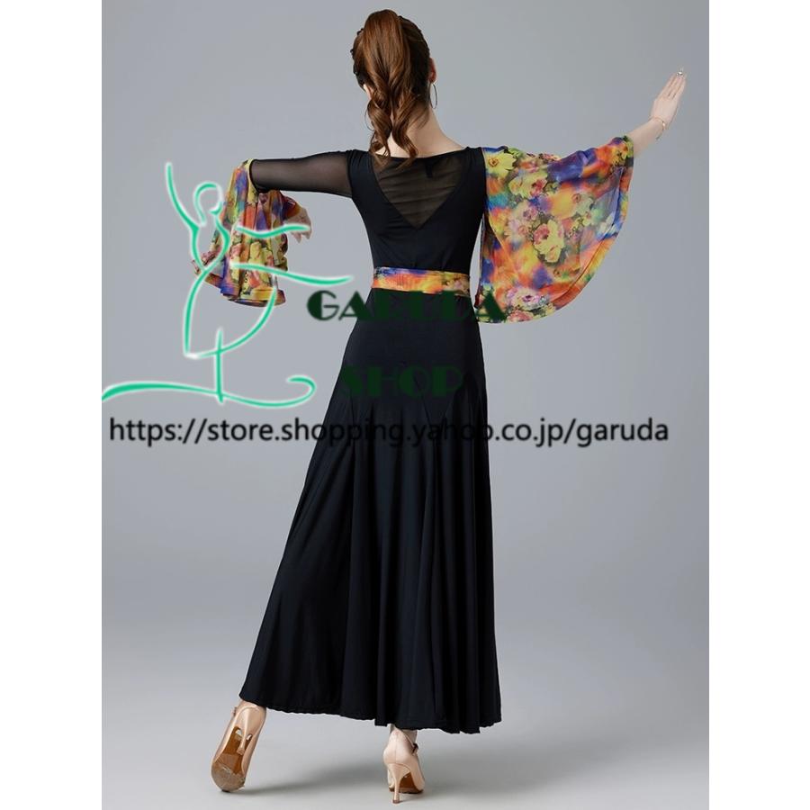 Garuda SHOP　社交ダンス衣装 レディースダンスレッスン練習ワンピースドレス＆ロングワンピース　パーティドレス　社交ダンス　モダンドレス　品番7845 |  | 03