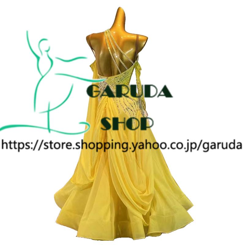 Garuda SHOP レディース社交ダンス衣装 競技ドレス モダンドレス高級