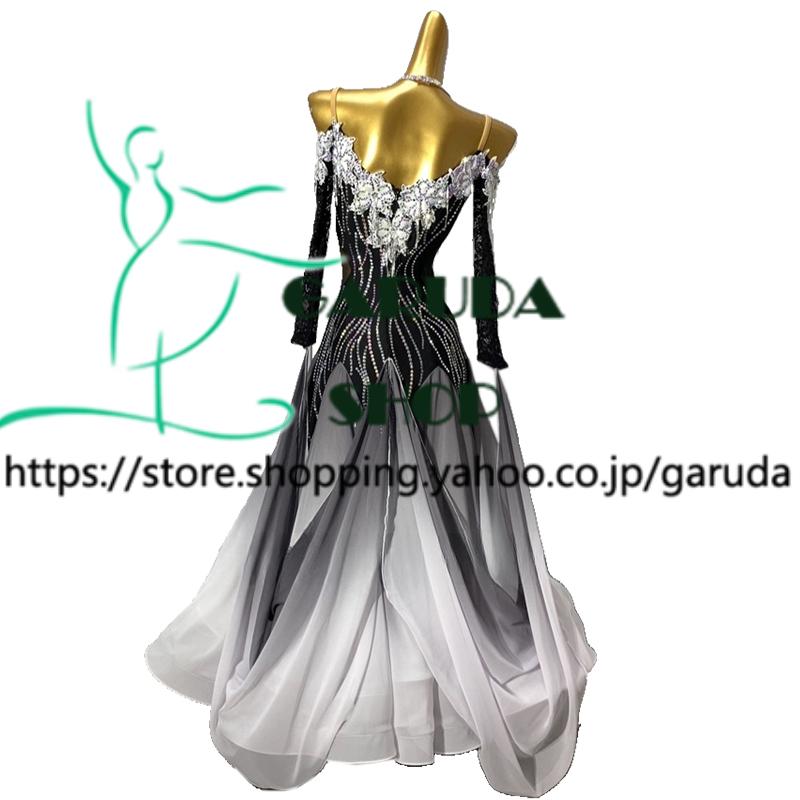 Garuda SHOP レディース社交ダンス衣装 競技ドレス モダンドレス高級  