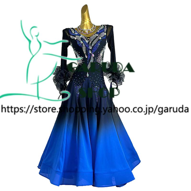 Garuda SHOP レディース社交ダンス衣装 競技ドレス モダンドレス高級