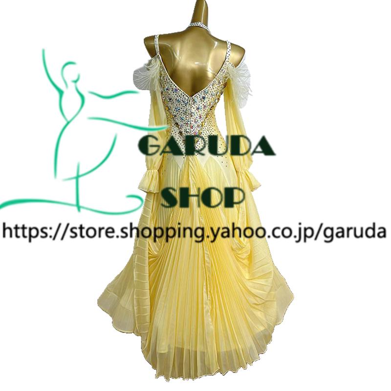 Garuda SHOP レディース社交ダンス衣装 競技ドレス モダンドレス高級