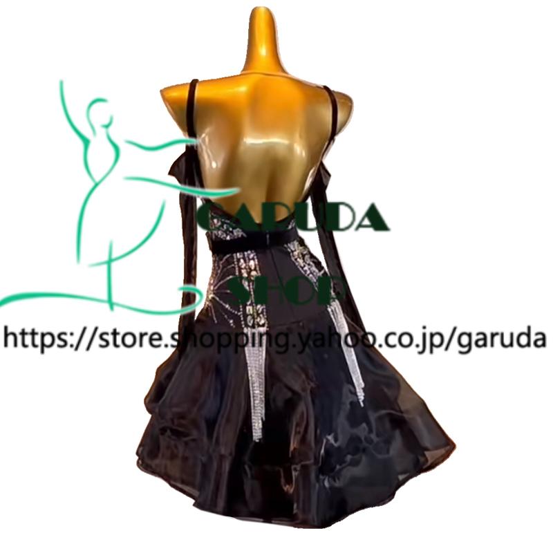 Garuda SHOP 社交ダンス高級衣装 ダンスドレス セミオーダードレス ラテン競技高級ドレス パーティードレス ラテン衣装  Latinドレス  品番8061の画像
