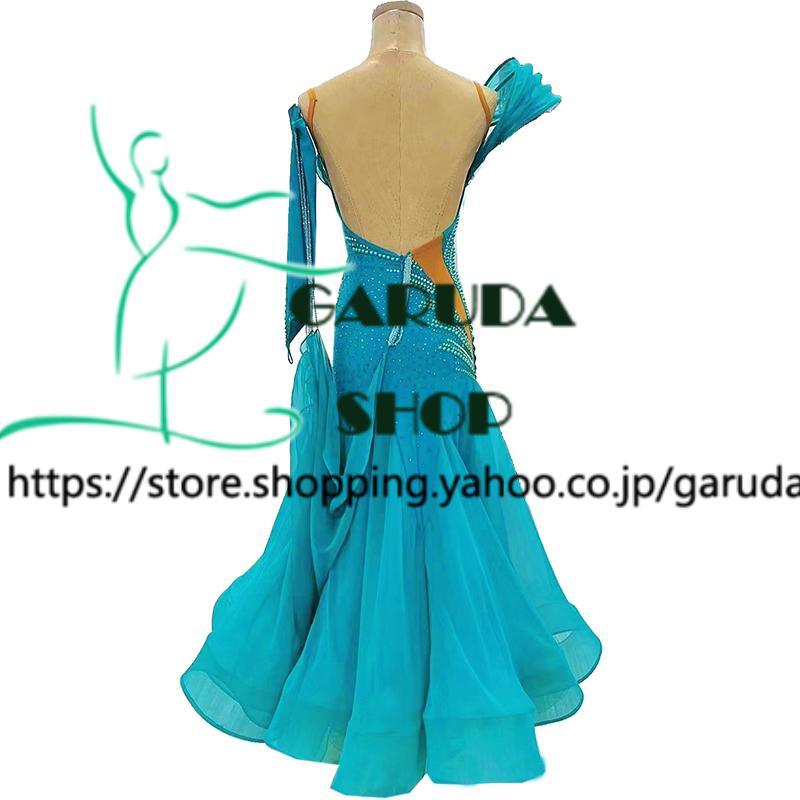 Garuda SHOP レディース社交ダンス衣装 競技ドレス モダンドレス高級