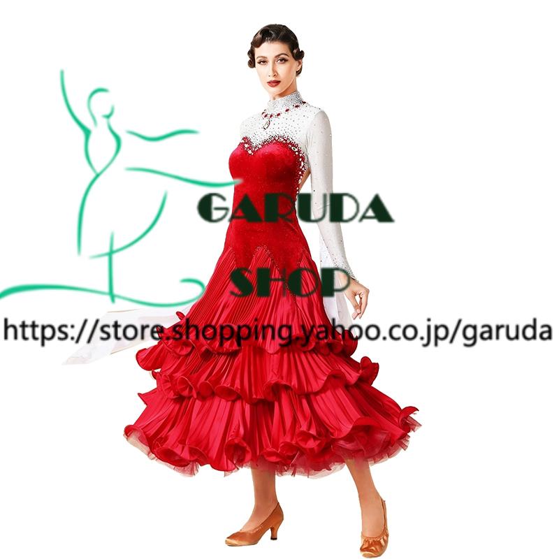 Garuda SHOP レディース社交ダンス衣装 競技ドレス モダンドレス Garuda SHOP レディース社交ダンス衣装 競技ドレス モダンドレス