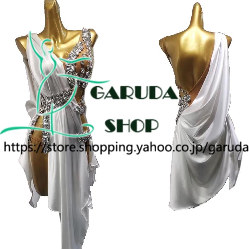 Garuda SHOP 社交ダンス高級衣装 ダンスドレス セミオーダードレス ラテン競技高級ドレス パーティードレス ラテン衣装  Latinドレス  品番8197の画像