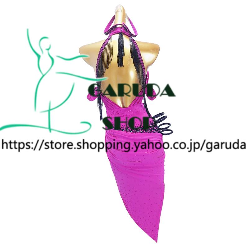 Garuda SHOP 社交ダンス高級衣装 ダンスドレス セミオーダードレス ラテン競技高級ドレス パーティードレス ラテン衣装  Latinドレス  品番8220の画像