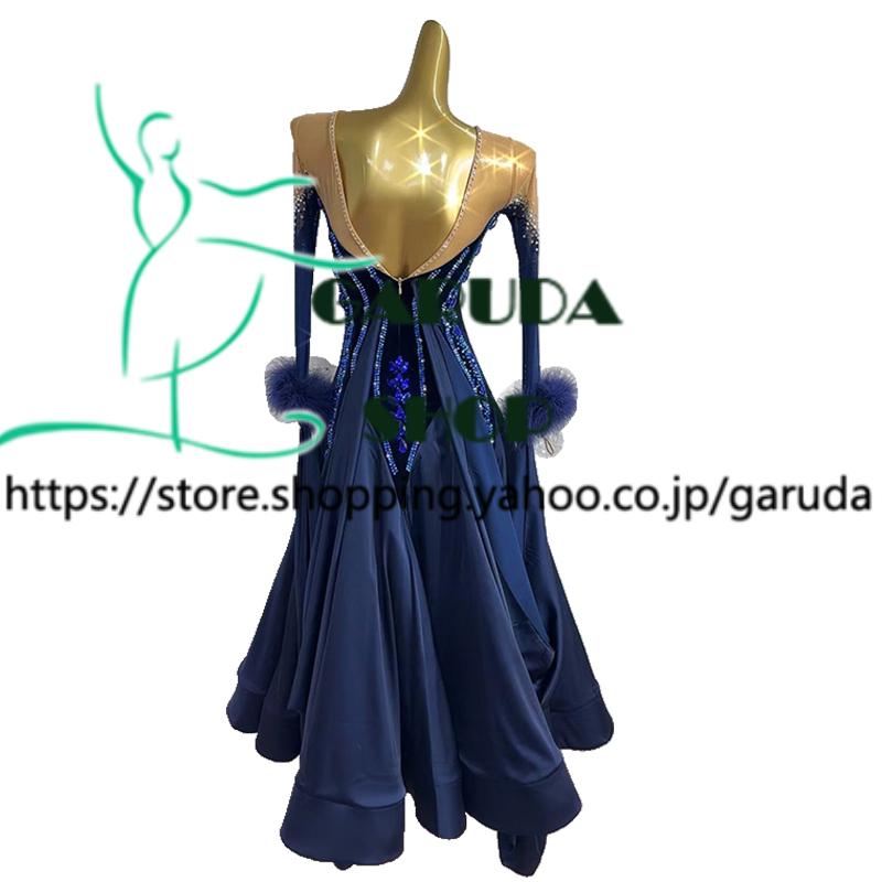Garuda SHOP レディース社交ダンス衣装 競技ドレス モダンドレス高級