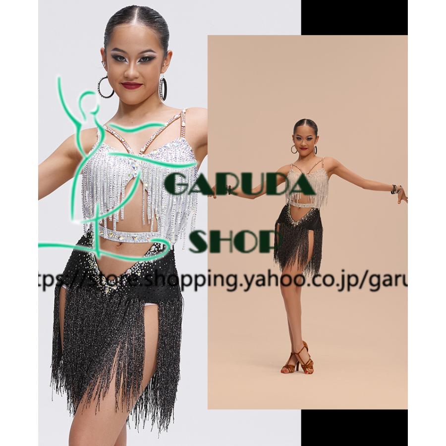 Garuda SHOP 社交ダンス高級衣装 ダンスドレス セミオーダードレス ラテン競技高級ドレス パーティードレス ラテン衣装  Latinドレス  品番8263の画像