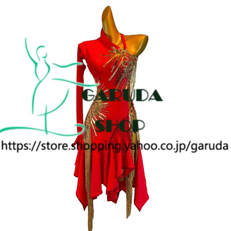 Garuda SHOP　社交ダンス高級衣装　ダンスドレス　セミオーダードレス　ラテン競技高級ドレス パーティードレス　ラテン衣装　 Latinドレス　 品番8267 | 