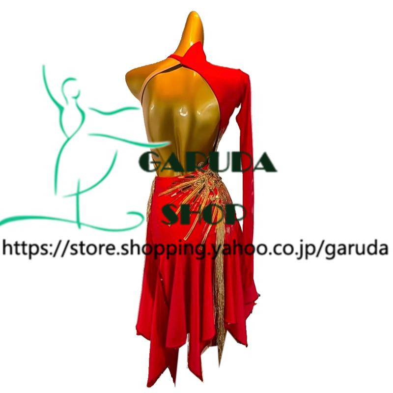 Garuda SHOP　社交ダンス高級衣装　ダンスドレス　セミオーダードレス　ラテン競技高級ドレス パーティードレス　ラテン衣装　 Latinドレス　 品番8267 |  | 01