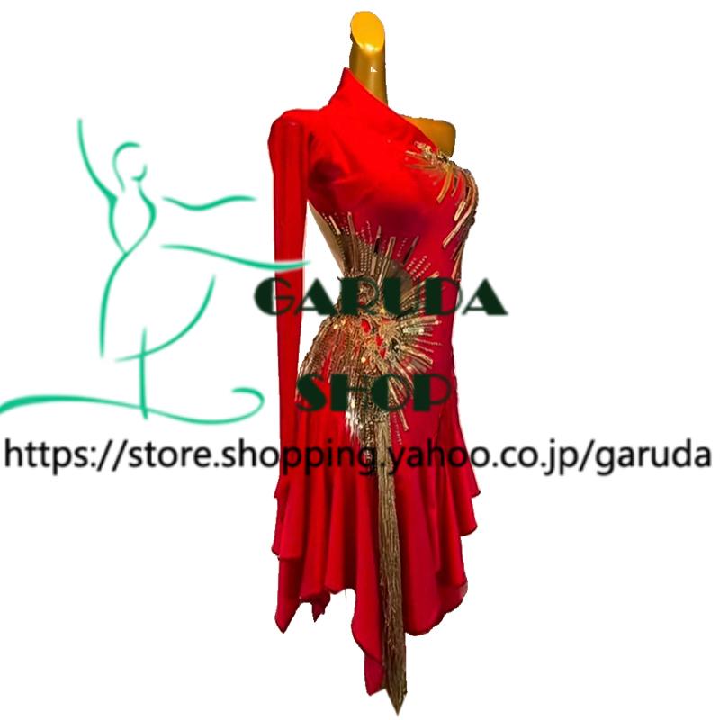 Garuda SHOP　社交ダンス高級衣装　ダンスドレス　セミオーダードレス　ラテン競技高級ドレス パーティードレス　ラテン衣装　 Latinドレス　 品番8267 |  | 02