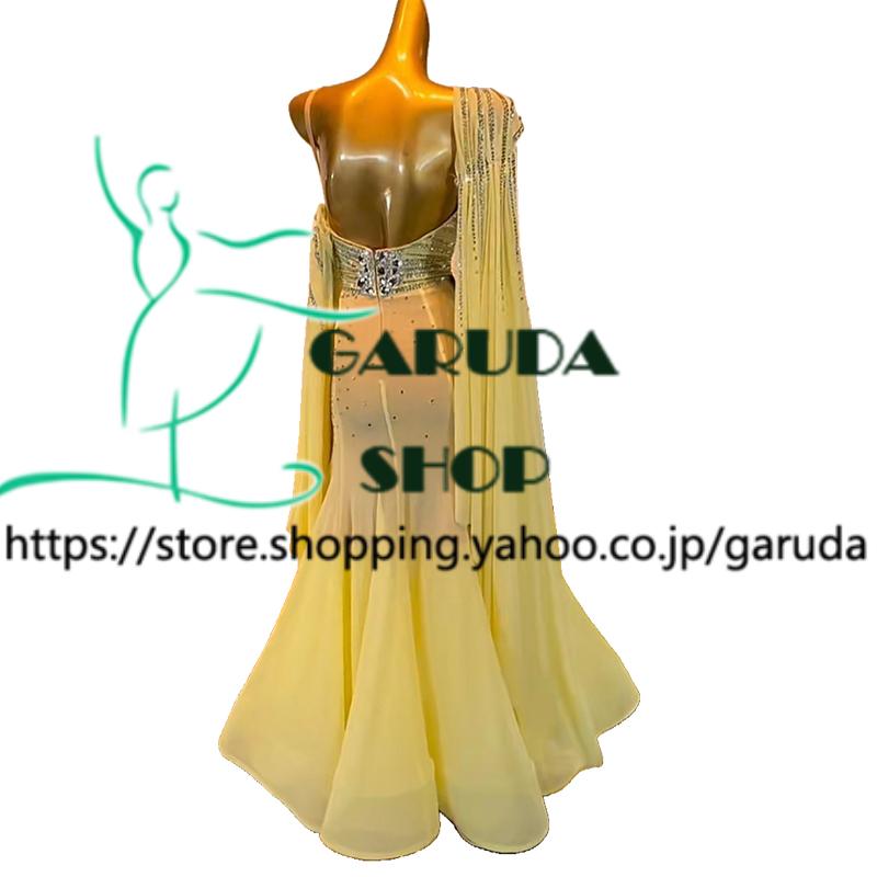 Garuda SHOP レディース社交ダンス衣装 競技ドレス モダンドレス高級