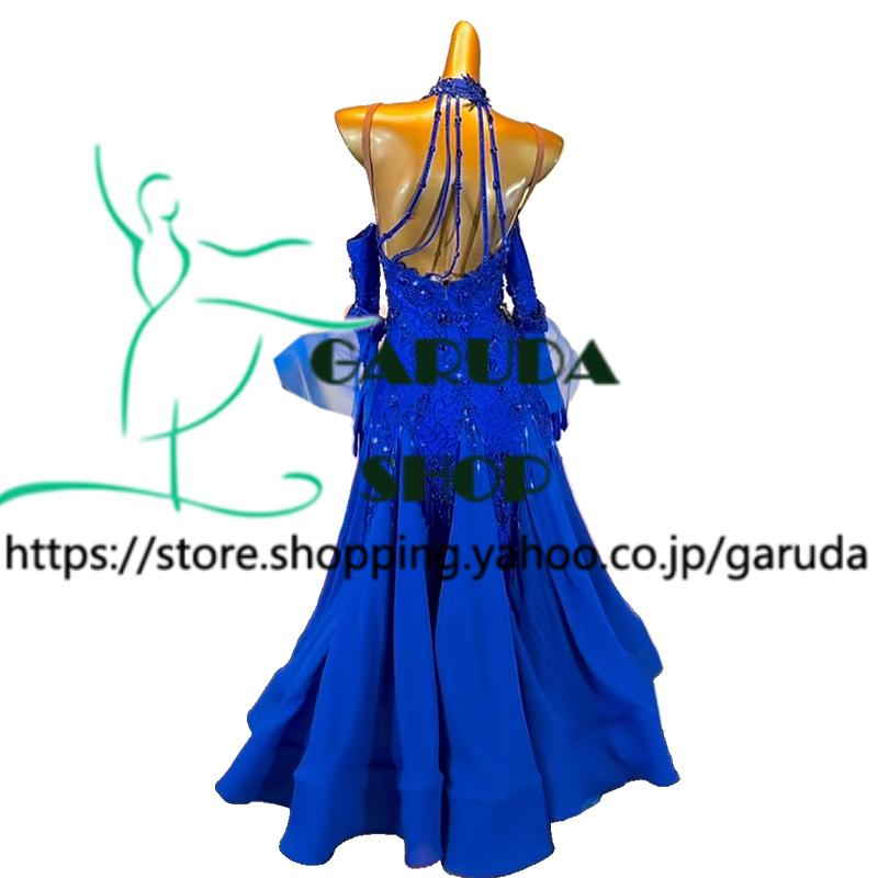 華やかなスタンダードドレス！競技会やデモ、発表会に最適なデザイン✨ 発表会に最適✨花柄スタンダードドレス❤️競技会やデモにも