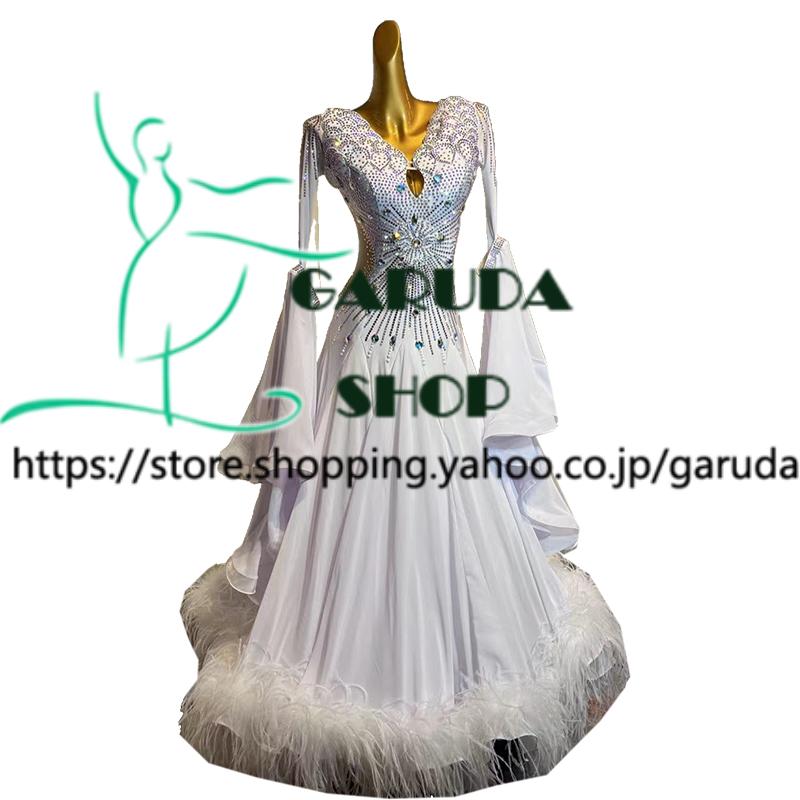Garuda SHOP レディース社交ダンス衣装 競技ドレス モダンドレス高級