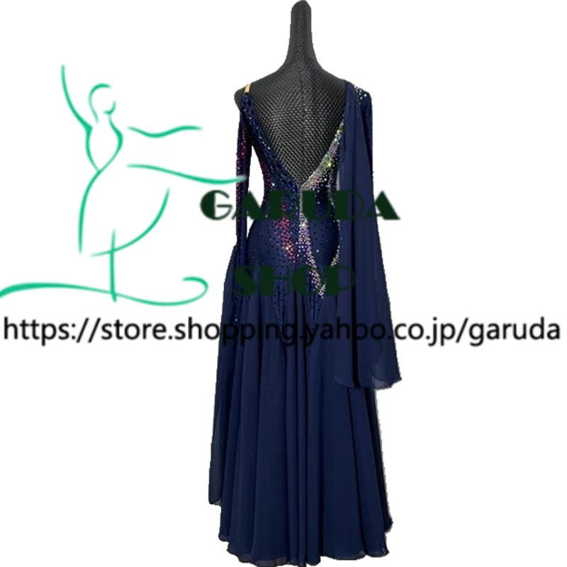 Garuda SHOP レディース社交ダンス衣装 競技ドレス モダンドレス高級
