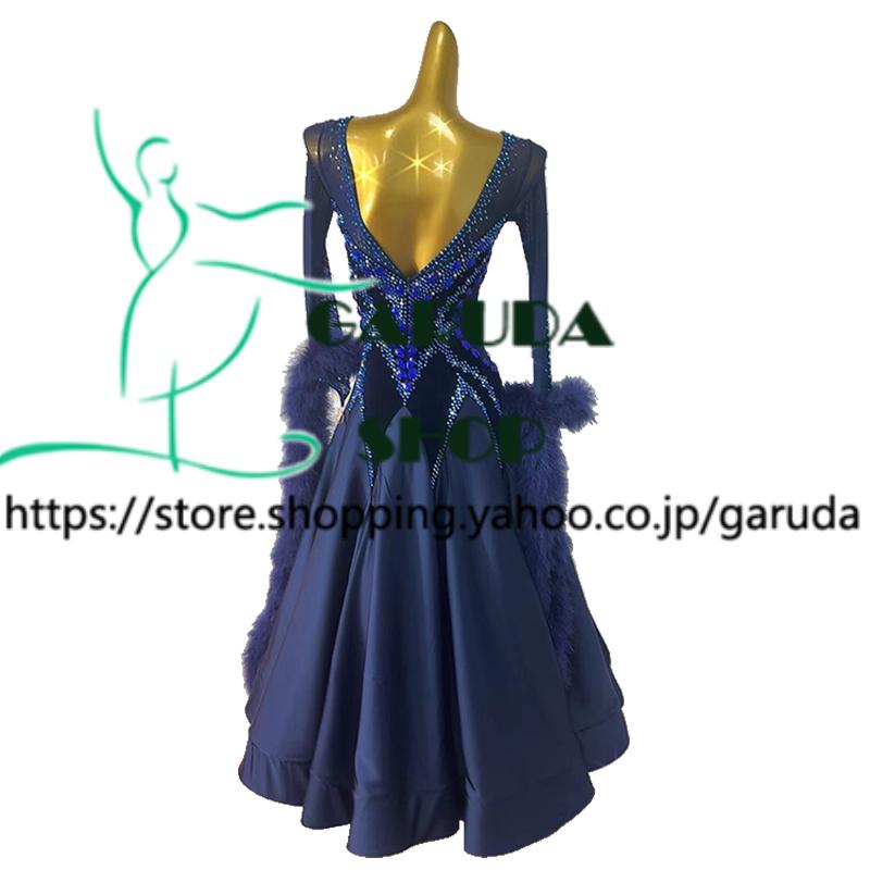 Garuda SHOP レディース社交ダンス衣装 競技ドレス モダンドレス高級