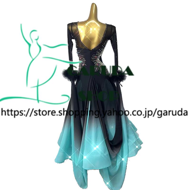 Garuda SHOP レディース社交ダンス衣装 競技ドレス モダンドレス Garuda SHOP レディース社交ダンス衣装 競技ドレス モダンドレス